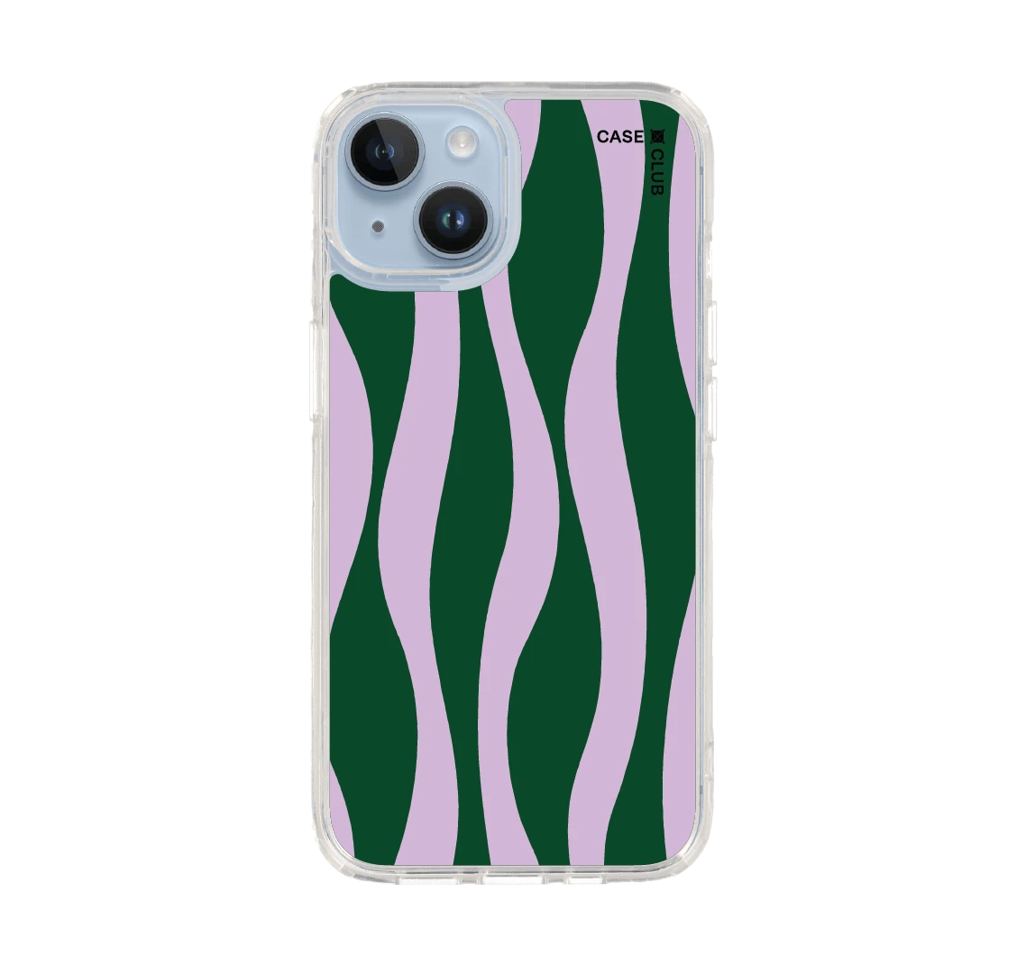 purple & green wavy pattern